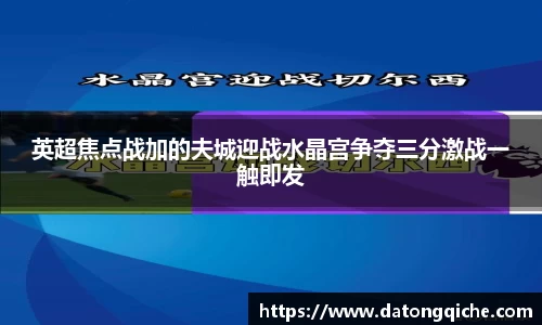 英超焦点战加的夫城迎战水晶宫争夺三分激战一触即发